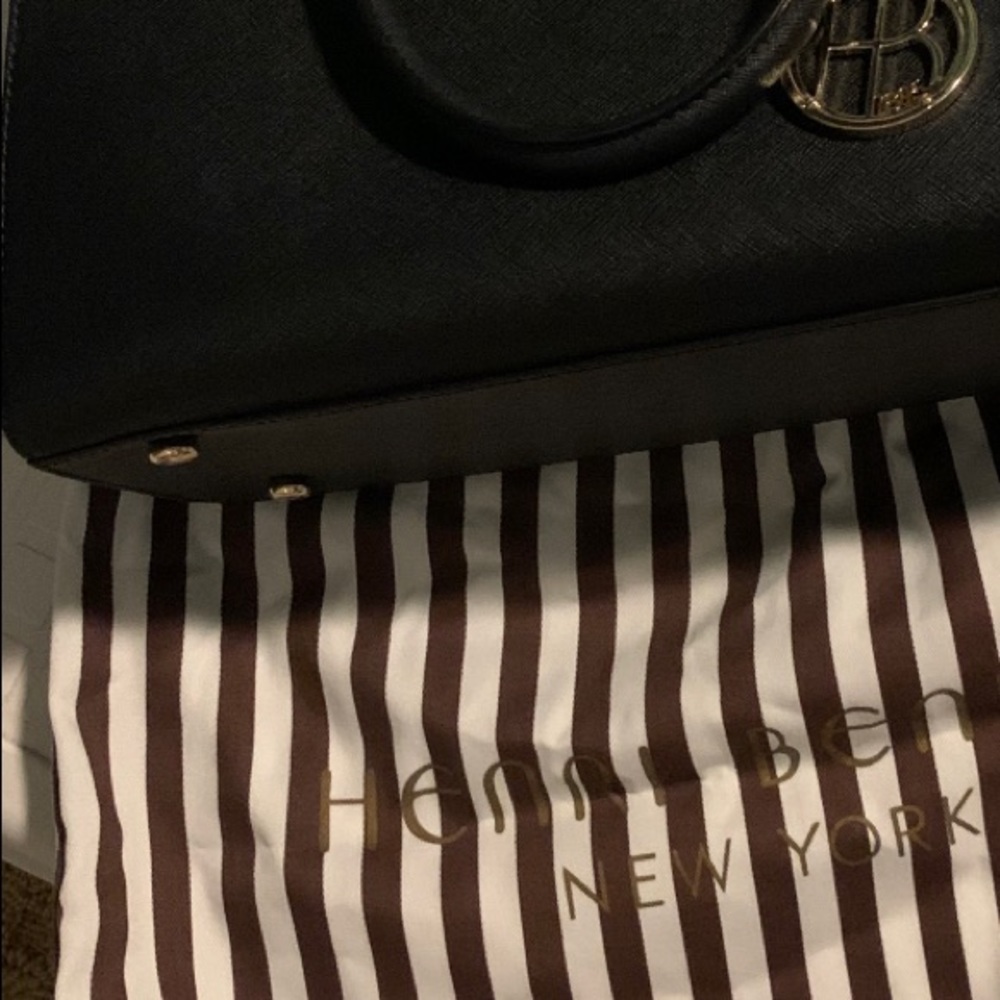 NWT Henri Bendel Satchel Bag  W 57th Turnlock - Picture 4 of 10